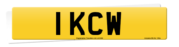 Registration number 1 KCW